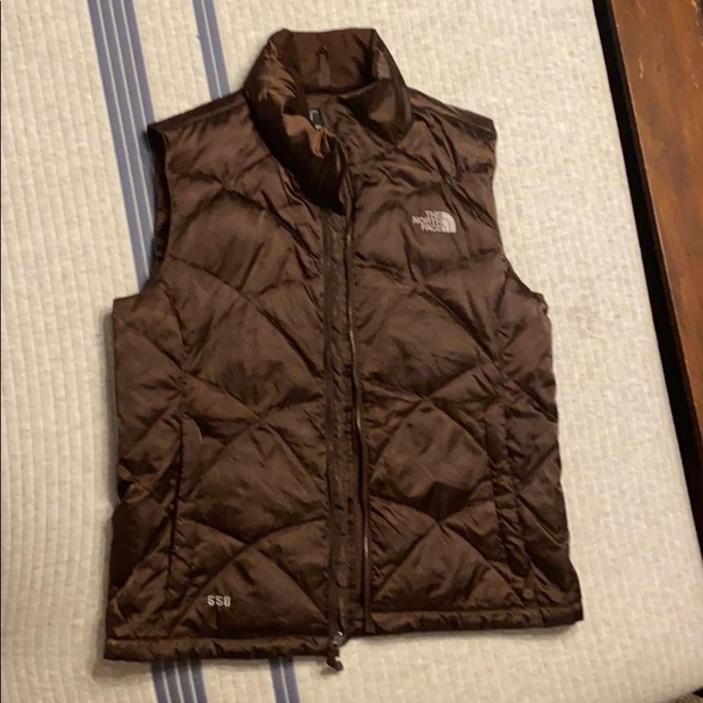 Brown large The North Face 550 vest